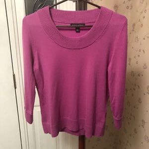 Merino wool sweater purple EUC
